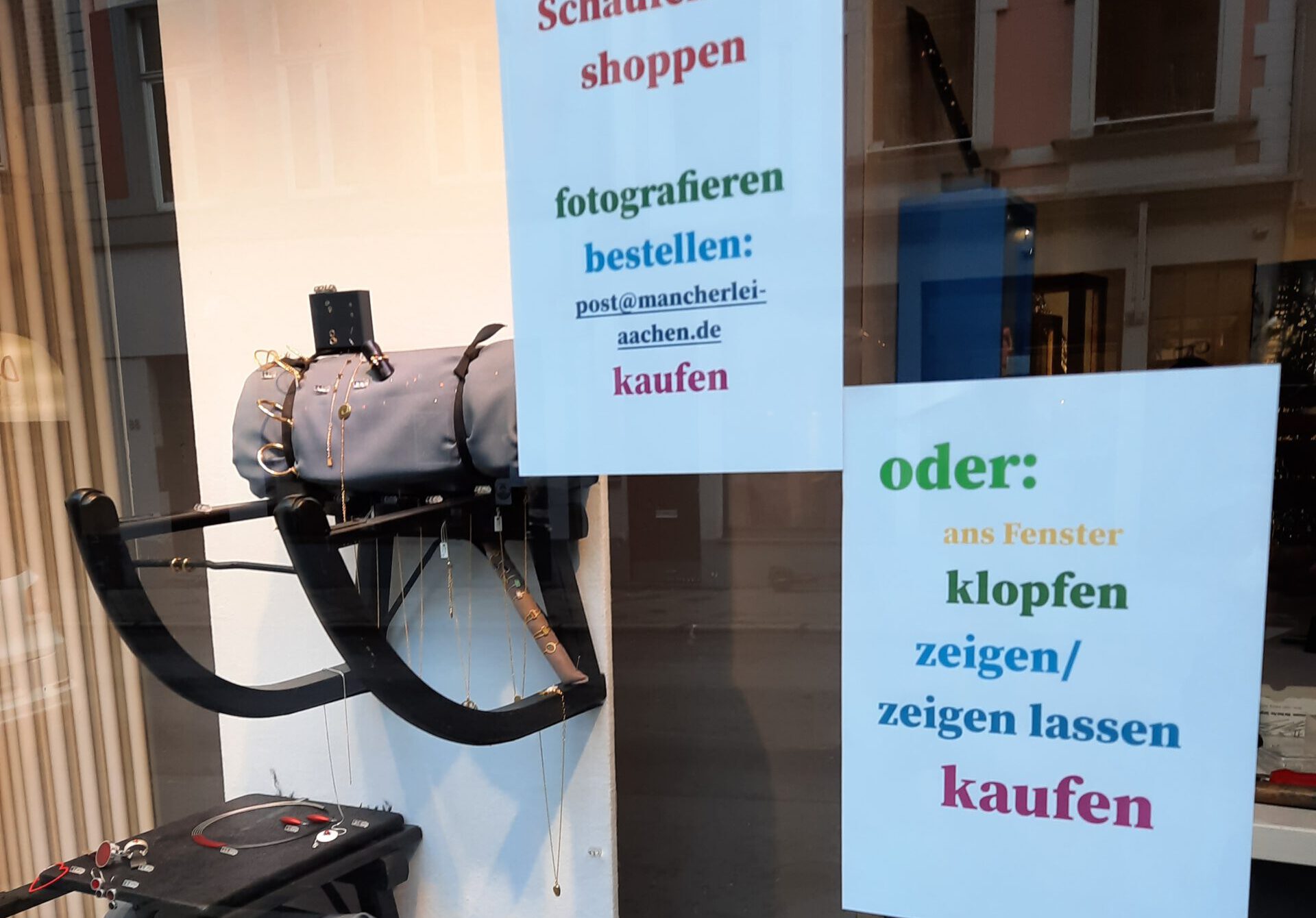 Schaufenster-Shoppen